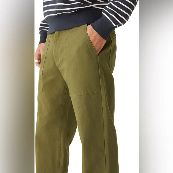 The Joey Straight Fit Fatigue Pant in Olive - Frank & Oak - Size 31x32 (Men's) - Picture 7 of 9